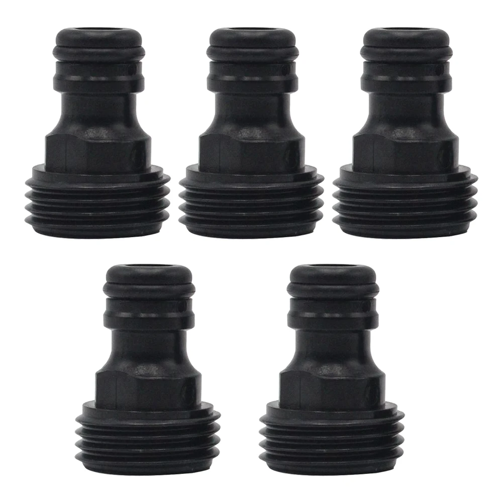 Threaded Fittings Hydraulics Garden Plastic Quick Coupling Water Pipe 1/2inch 5pcs Faucet Adapter garden quick coupling