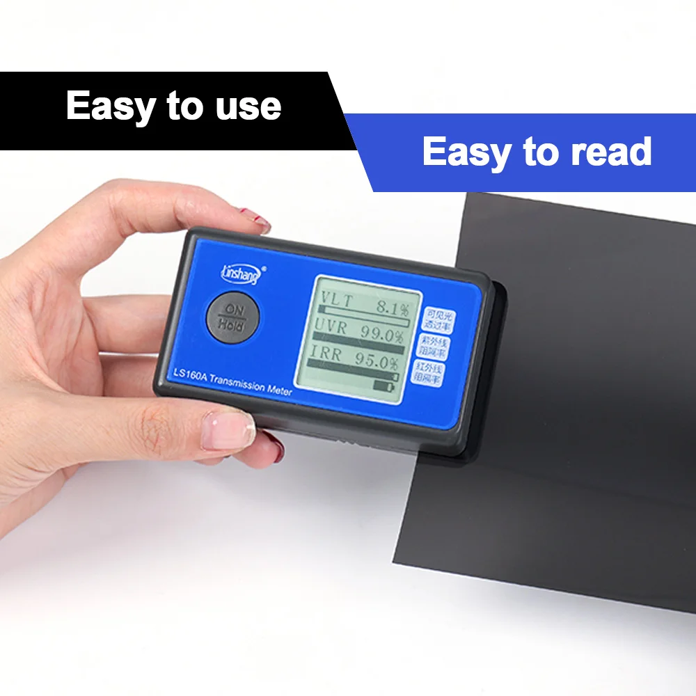 Window Tint Meter Solar Film Tester UV 365nm IR 1400nm VLT LS160 LS160A