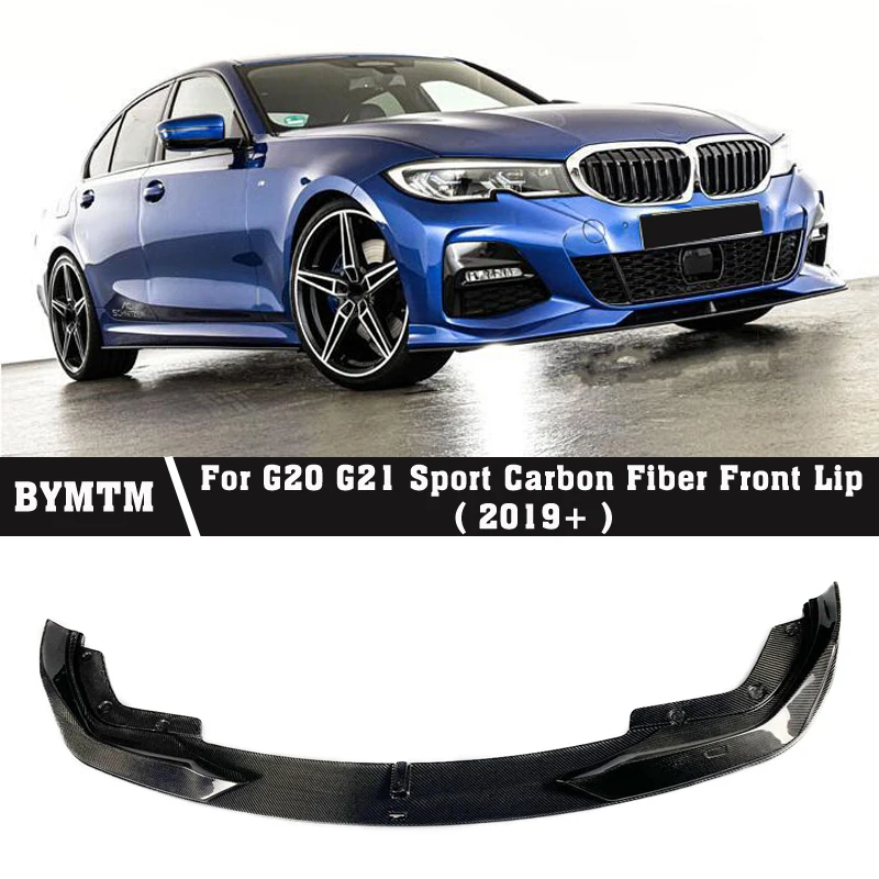 AC S Style Bumper Carbon fiber Front lip Spoiler Car accessories For