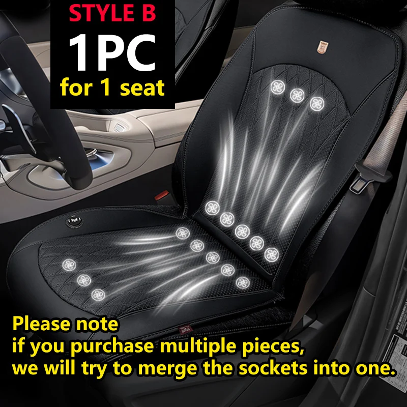 thumbnail image 1 of Cojín de asiento con ventilación y refrigeración para coche de verano de 1 asiento para MG Zs One HS MG6 MG5 MG3, 1 of 5
