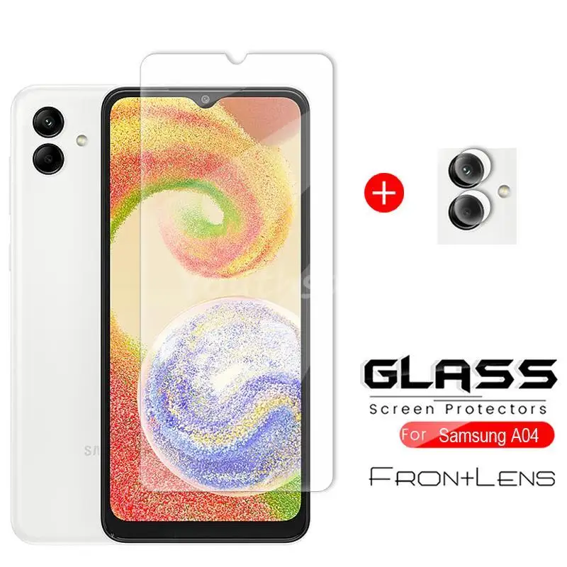 

For Samsung Galaxy A04 Glass for Samsung A04 A04S A03 A03S Tempered Glass Screen Camera Lens Protector Flim Galaxy A04 Glass