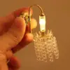 1:12 Scale Dollhouse LED Wall Lamp Life Scene Simulation Model Furniture Ornaments for Office Halls Dining Room Kitchen Decor 1