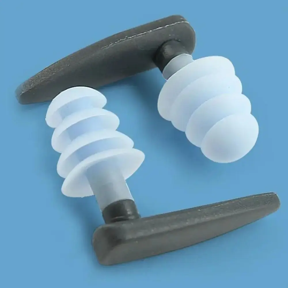 New Swimming Ear Plugs Silicone Ear Protection Earplugs 4-layer Waterproof Design Ear Plugs Comfy For Showering Swimming Bathing