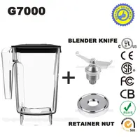 Conteneur Compatible G2001 G5200 G1100 G5500 G7700 G7000 avec récipient de mélangeur à lame et couvercle, accessoires de mélangeur professionnels 5