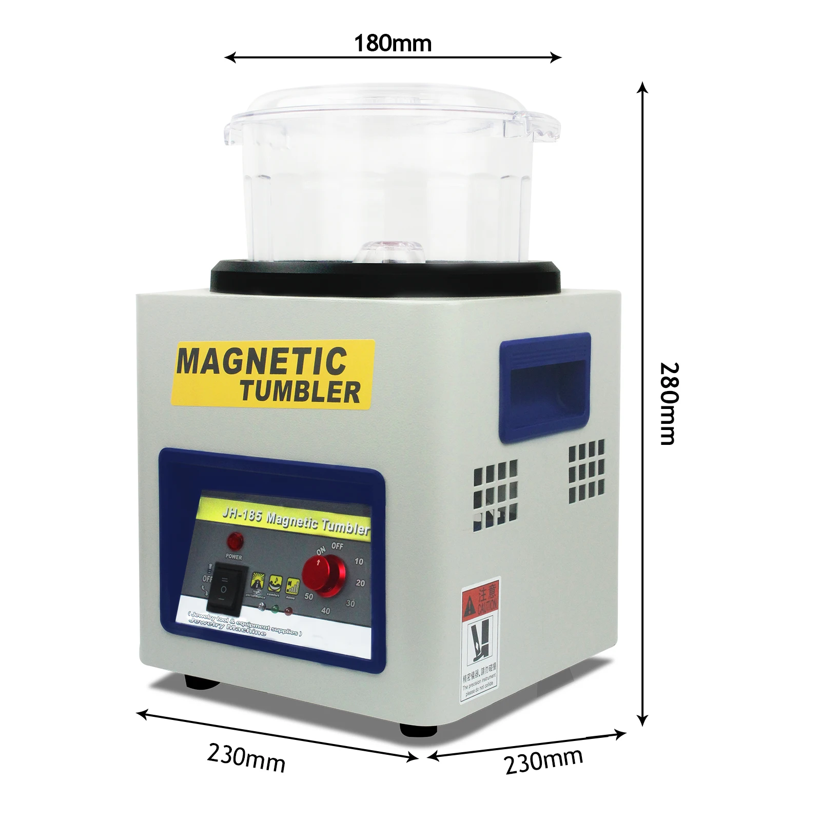 磁気バレル　バレル研磨機JH-185 Magnetic Tumbler 磁気バレル バレル研磨機JH-185 Magnetic Tumbler