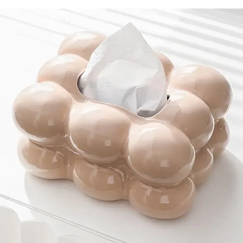 

Table Accessories Creative Box Drawer Home Dining Living Luxury Room Cotton Tissue Decoration Desktop