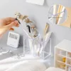 Transparent Eyebrow Pencil Brush Holder PS Acrylic Organizer for Cosmetics Makeup Organizer Boxes Brush Containers Storage Box 5