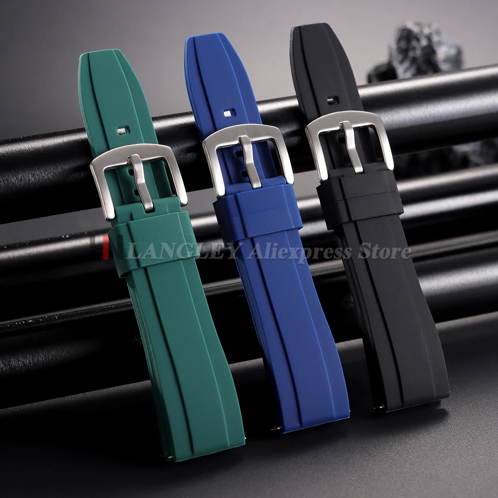 Universal Quick Release Waterproof Silicone Sport Watch Band