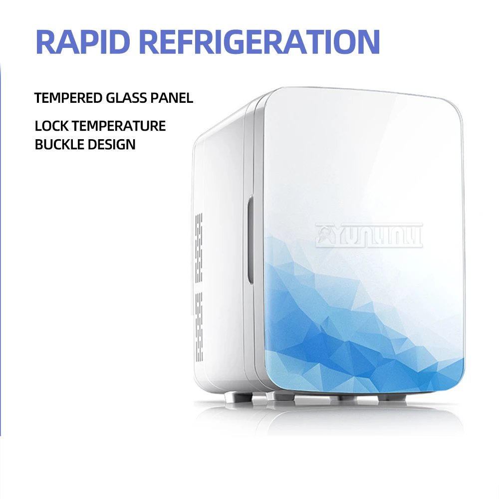 

20L Smart Refrigerator for Car and Home Mini Refrigerators Desktop Cosmetics Refrigerators