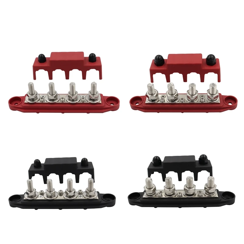 

2024 New Car Terminal Block Negative Bus Bar 48V Power Distribution Block M8/M10 Termianl