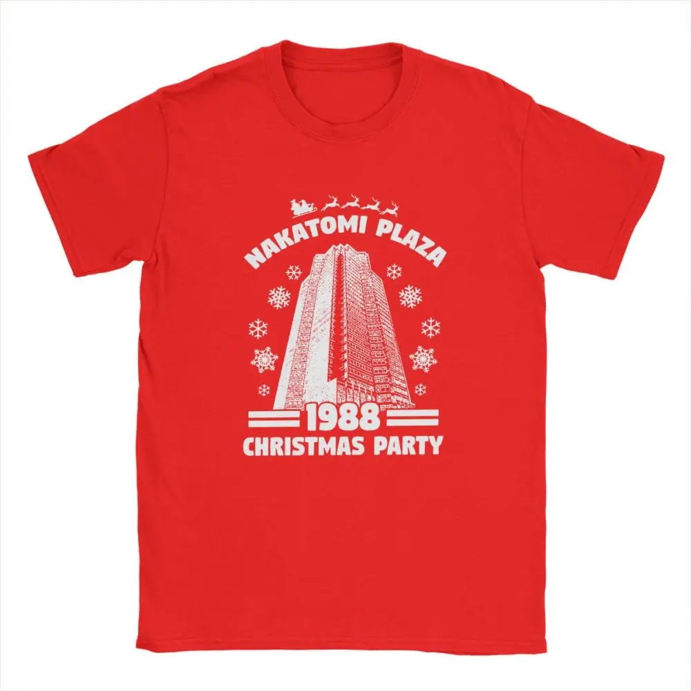 

T Shirt Nakatomi Plaza Funny 100% Cotton Christmas Party 1988 Men Tee Shirt Tops Tees T-Shirt