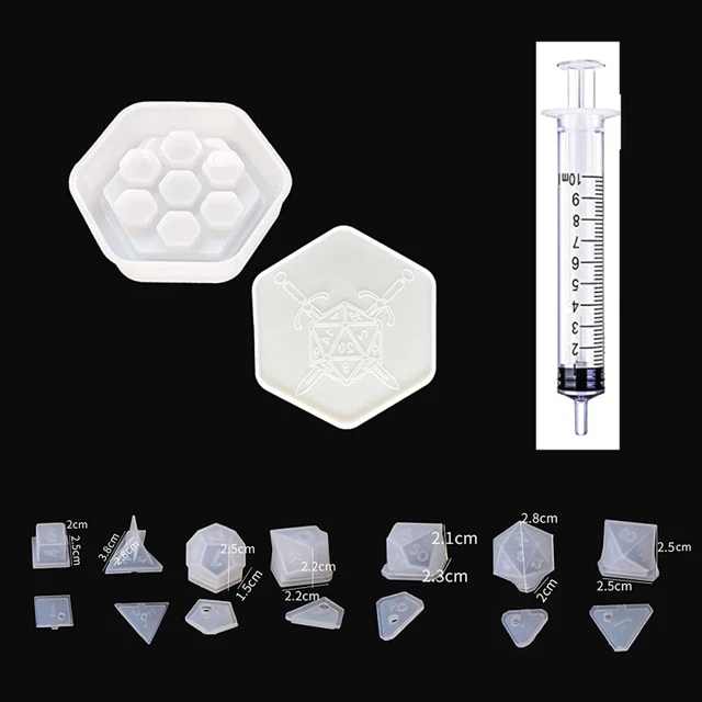 3D Crystal Candles Mold Funny Dice Shape Molds for Aromatherapy Candle Soap  Making Epoxy Mould Resin