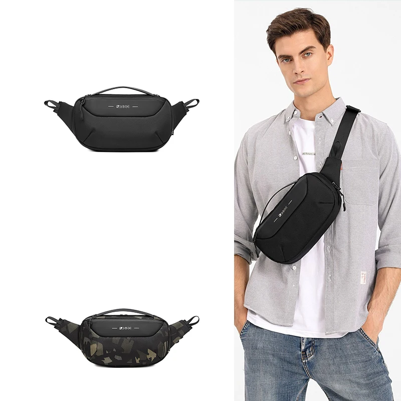 Riñonera De Cadena Grua A La Moda, Bolso Cruzado Acolchado De Hilo, Correa Ajustable Informal