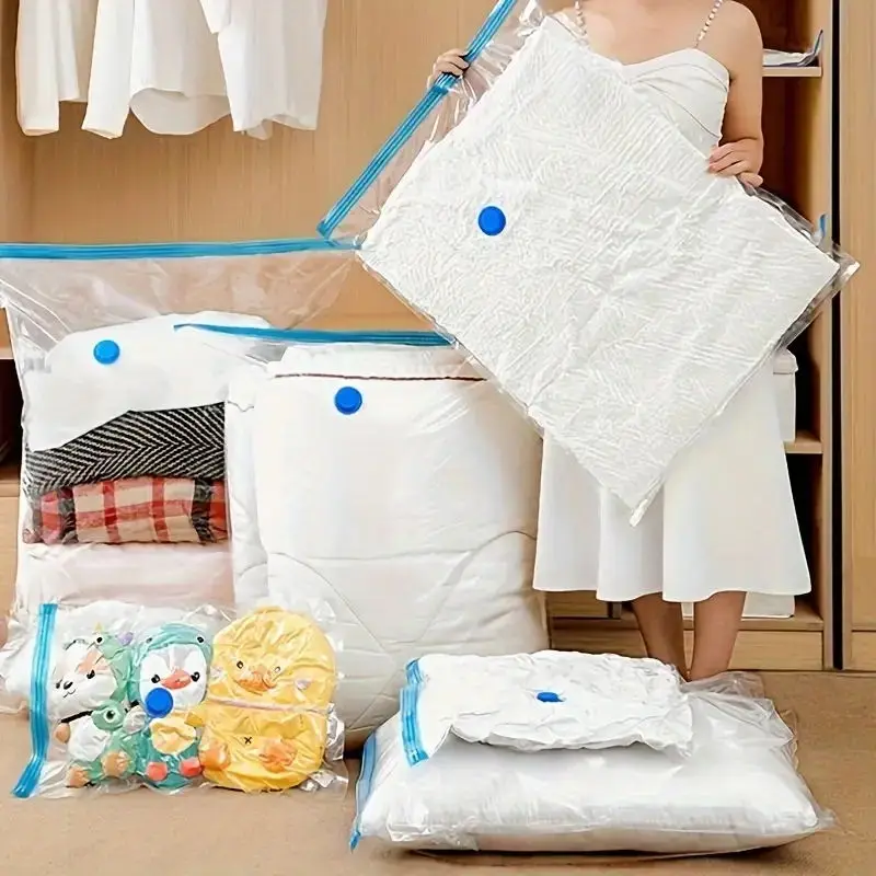 Vacuum storage bag space saving bag for clothes, mattresses, blankets, duvets, pillows, quilts, travel, moving 6