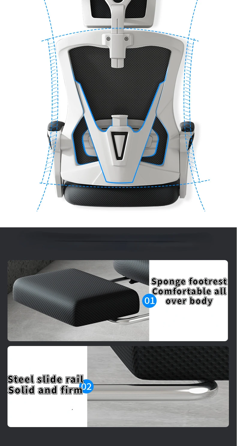 Description Picture 5 of itemErgonomic Arm Gaming Office Chairs Computer Recliner Mobiles Lift Swivel Chair Study Comfortable Silla Gamer Office Furniture