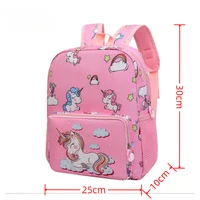 2023 Children School Bags for Girls Child Cute Unicorn Pattern Kids Backpack for 2-5 years Little Princess Girl kindergarten Bag 6