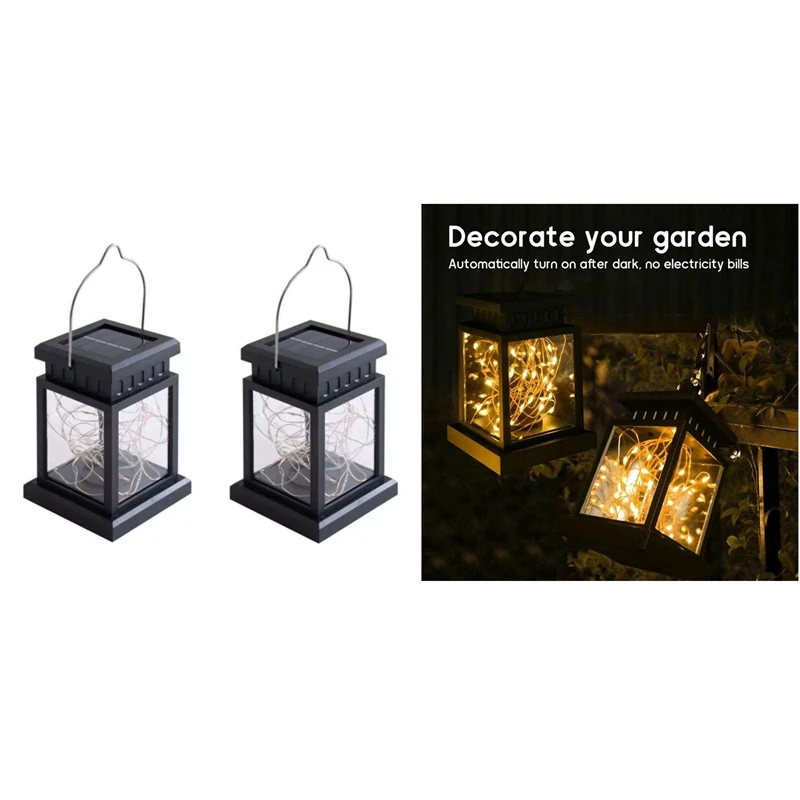 

Светодиодный солнечные подвесные светильники, водонепроницаемые наружные садовые солнечные светильники, солнечные светильники для украшения двора