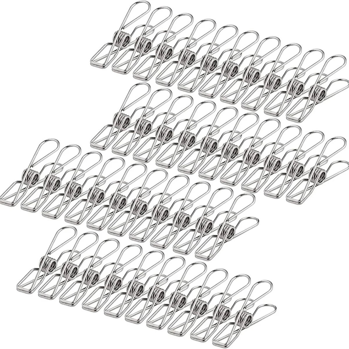 Wooden Clothespins Hanging Laundry Stainless Steel Clothesline Clips