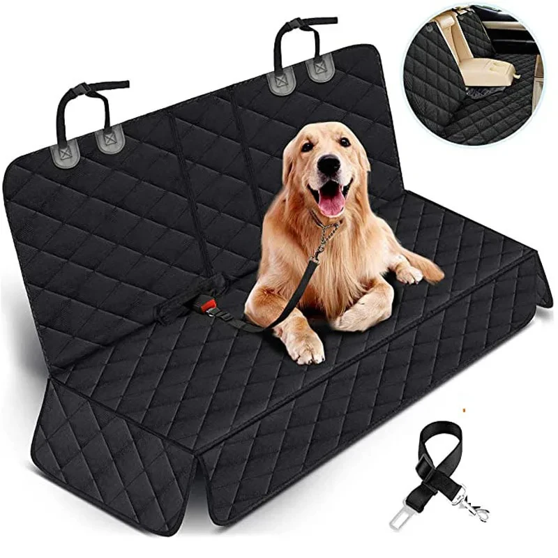 Capa Protetora para Cães em Carros, Capa de Assento para Cães para o Banco Traseiro, Protetor de Assento para Animais de Estimação à Prova d'Água, Antiderrapante, Universal e Seguro