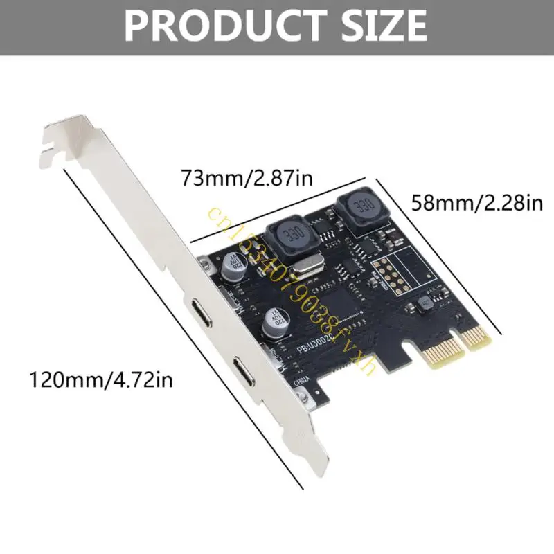 PC용 USB 3.1 Type C Express 추가 카드로 빠른 데이터 전송과 안정적인 전원 공급 보장 B2EA