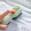 Multifunctional Shoe Brushes With Soap Dispenser Long Handle Brush Cleaner For Clothes Shoes Household Laundry Cleaning Brush 6