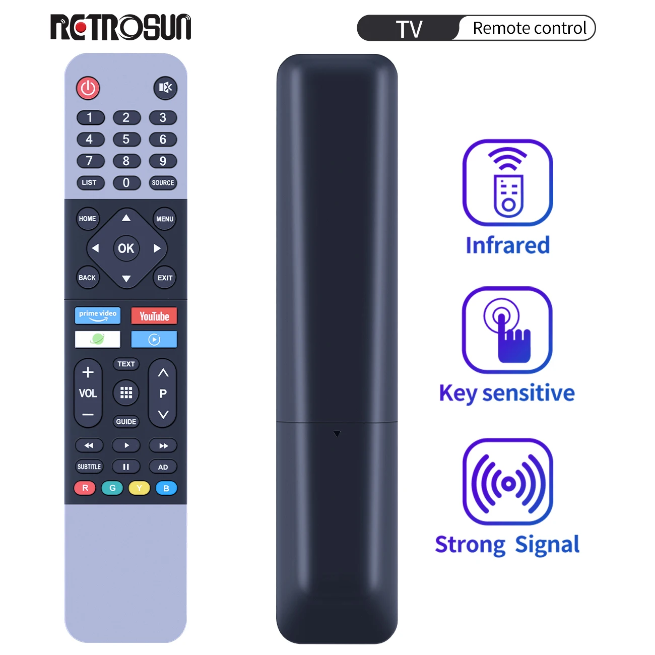 

Новинка, пульт дистанционного управления для RCA Smar TV irtuose AE0201650 RNSMU6540, виртуоза RNSMU7040