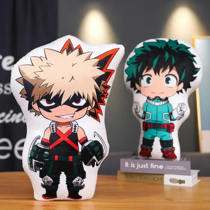 Boku no Hero Academia Plush Stuffed Pillows Anime My Hero Academia Cushion Cute Izuku Dakimakura Kawaii Katsuki Shoto Pillow 3