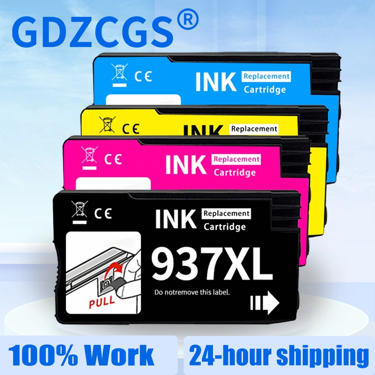 937 937E 937XL Ink Cartridge for HP937 Compatible for HP Officejet pro ...