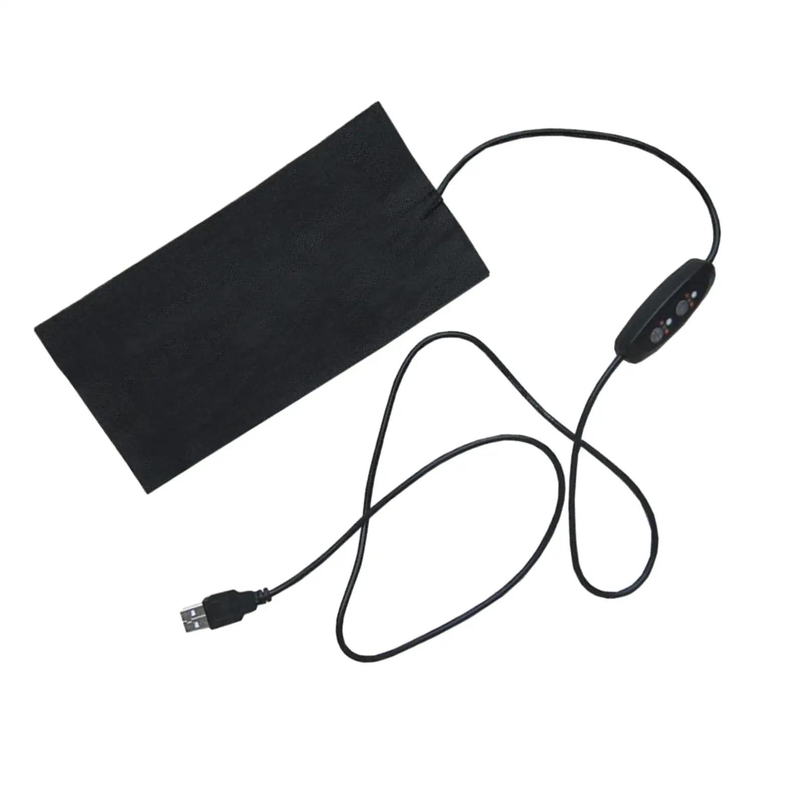 USB Thermostat Heat Preservation Plate, Lunch Box Heating Pad, Temperature Adjustment Warmer Food Plate for Lunch Bag Picnic