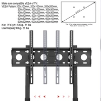 TV Floor Stand Tall TV Stand Height Adjustable TV Mount Free Standing TV Bracket for 32”-65” Flat Panel LED LCD Screens - Image 6