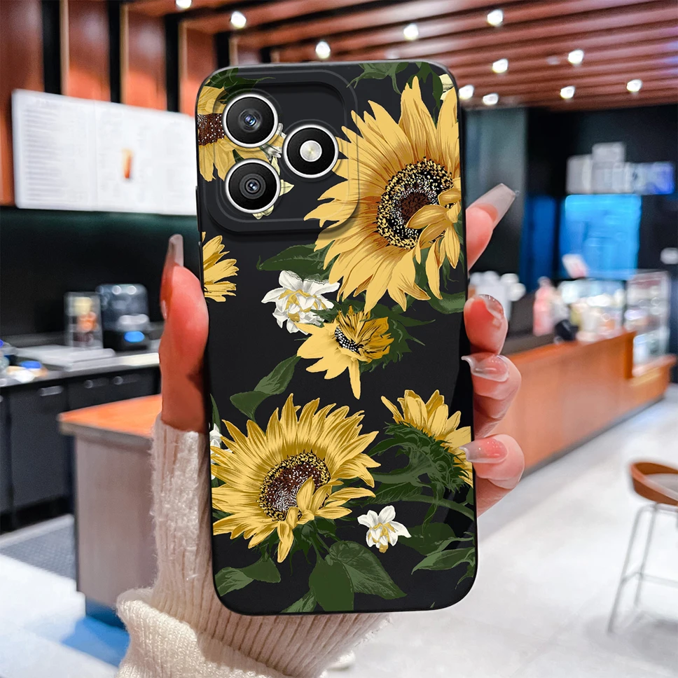 Line Love Print Shockproof Silicone Phone Case Cover