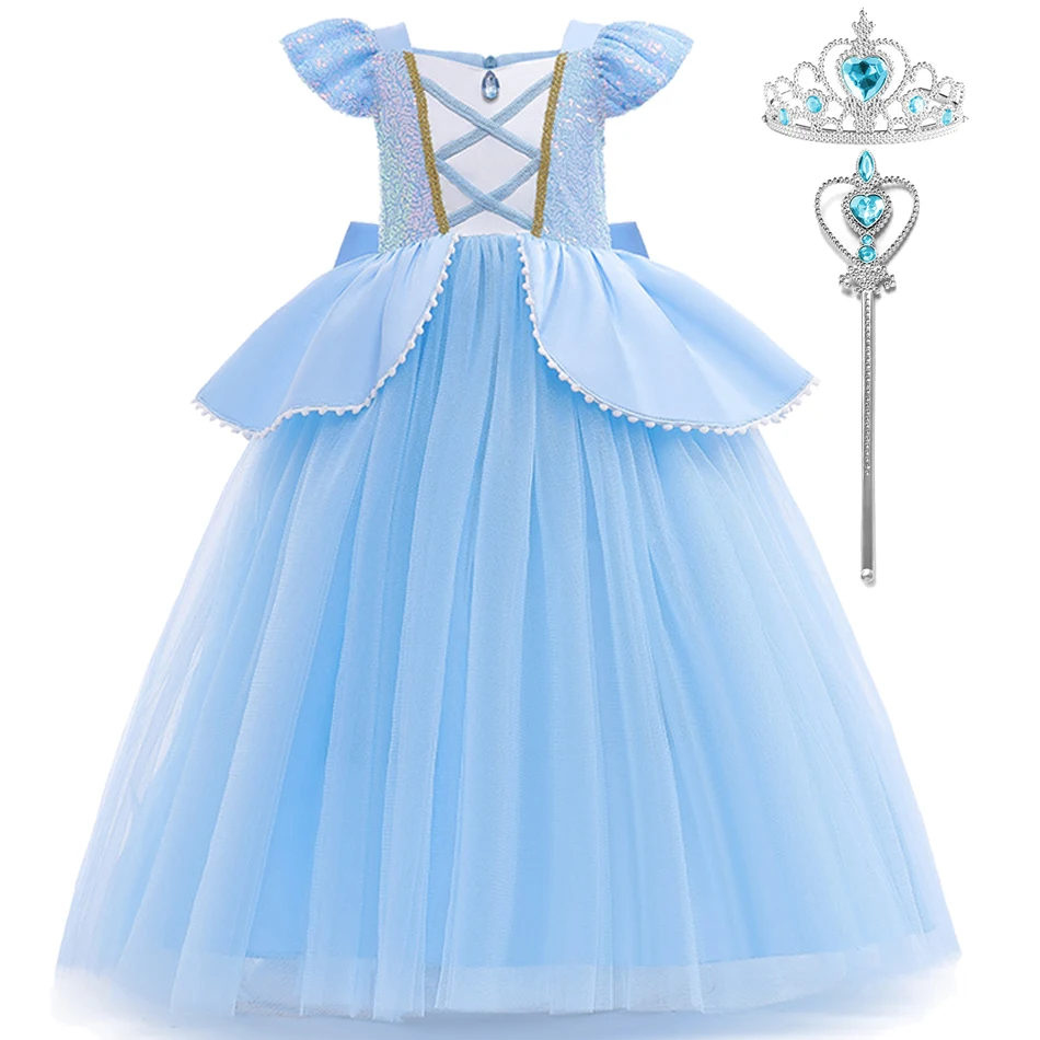 Girl Dresses Princess Cosplay Dress Up Costumes Carnival Party Princess Costumes Kids Birthday Dresses Party For Girls princess dress