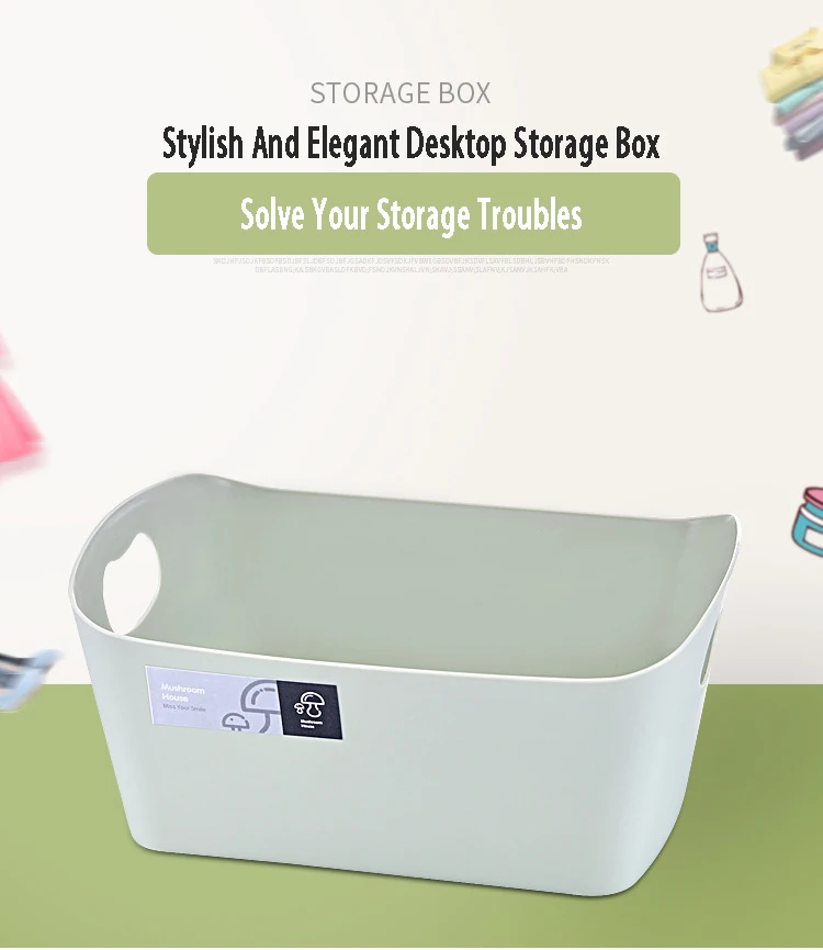 Household Supplies New Plastic Storage Box Desktop Organizer Office File Storage Box Home Storage Storage Organization