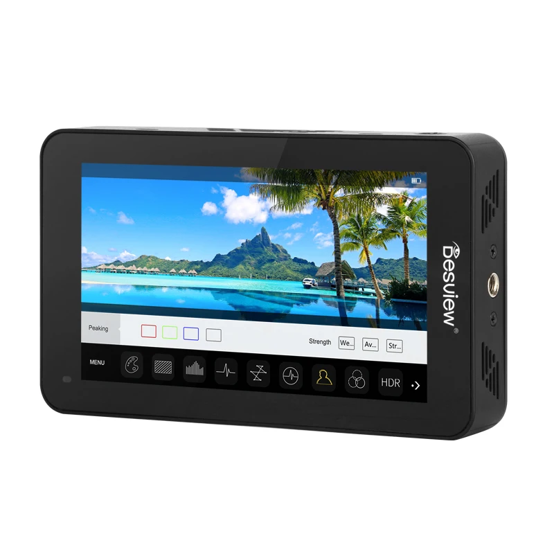 Desview 2800Nits High Brightness Camera Field Monitor 4K 60HZ Touch Screen Monitor and Sunshade 3D LUT for DSLR Camera