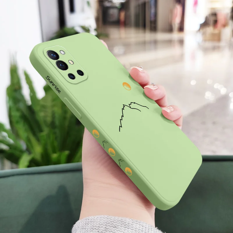 Line Mountain Liquid Silicone Phone Case - Premium Protective Cover