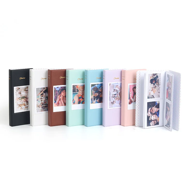 Photo Film Album For Fujifilm Instax Wide Album 64 Pockets For Fujifilm Instax Wide 400 210 300 Link Photo Paper Album Storage Souvenir Book
