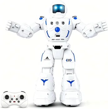 Robot giocattolo telecomandato, in grado di camminare, scorrere, cantare e ballare, controllo gestuale RC, Natale e compleanni
