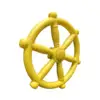 Pirate Ship Wheel with Screws Multipurpose Props Kids Steering Wheel Toy for Garden Play House Amusement Park Treehouse 5