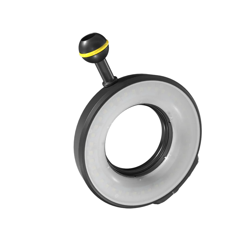 Seafrogs SL-108 Diving Ring Flash Light 1200 Lumen for Canon Sony Nikon Camera Case for 67mm Lens Waterproof Underwater Light 2