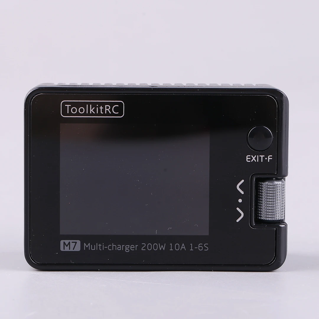 ToolkitRC 전압 서보 검사기 ESC 테스터, 1-6S Lipo 배터리용 방전기, M7 200W 10A DC 밸런스 충전기, LCD IPS 리시버