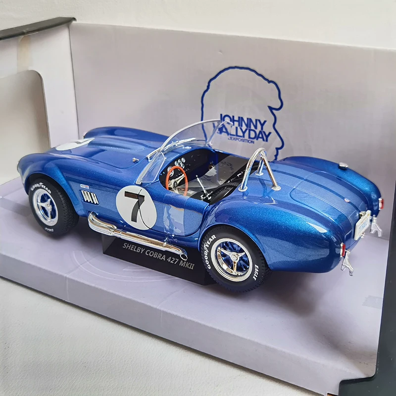 ｊ　 AC COBRA 427 MK.2メタリックブルー 1/18 Solido Shelby AC Cobra 427 MKII Metallic Blue 1965 Diecast