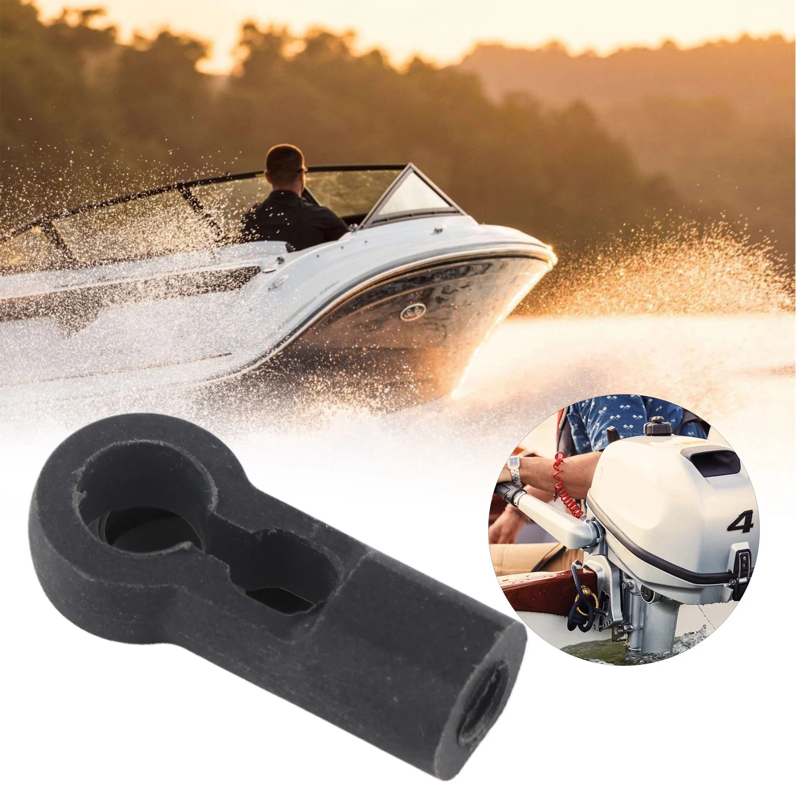 Nylon Joint Link 6H1 41237 00 00 Replacement For Outboard Motor 15-300HP 1984 And Newer