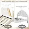 Velvet Upholstered Single Bed Frame 3ft 90x190cm Modern Scalloped Headboard Kids Girls Bed With Wooden Slats Bedroom Furniture 4 Velvet Upholstered Single Bed Frame 3ft 90x190cm Modern Scalloped Headboard Kids Girls Bed With Wooden Slats Bedroom Furniture 4