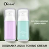 Mixed Isolation Lotion Full Cover Moisturizing Bright Primer Concealer Makeup Foundation Two-color Base Liquid Skin Makeups 2