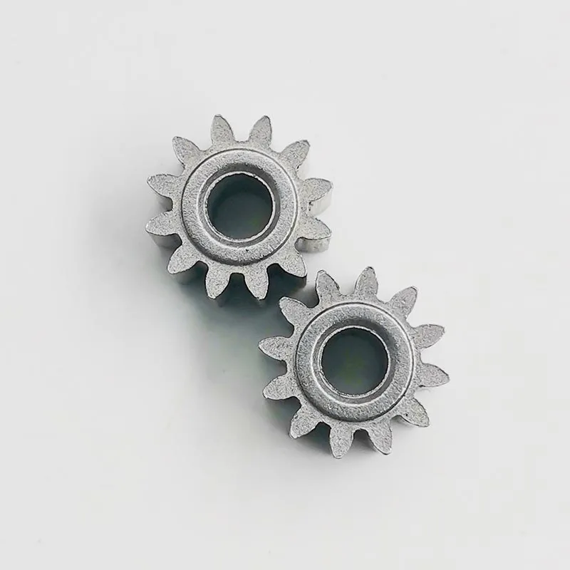DIY 장난감 모터 부품, 금속 피니언 OD = 11.6mm, 12 톱니 내부 구멍 3.93mm, 12 T 0.8M, 124A