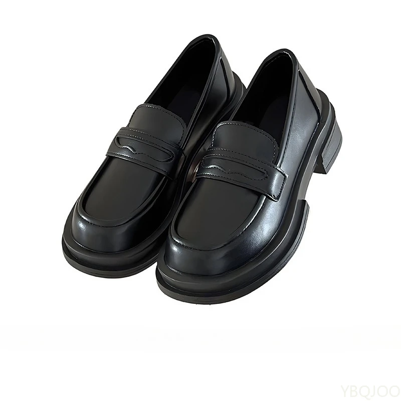 2026 Spring and Autumn Fashion New Style Casual Comfortable Versatile Women's Le Fu Shoes Retro Shallow Mouth Single Shoes