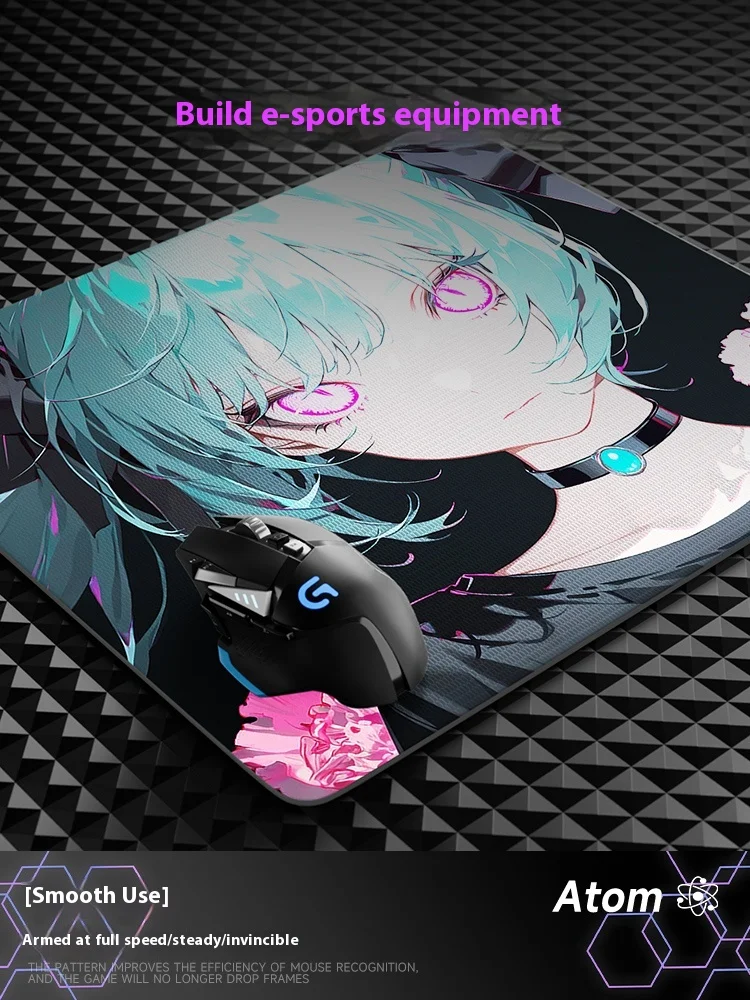 Atom ゲーミングガラスマウスパッド【L】450mm×400mm Atom ゲーミングガラスマウスパッド【L】450mm×400mm