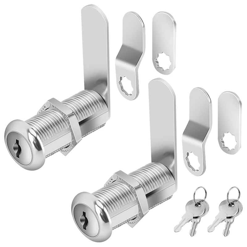 Cabinet Locks With Keys,1-1/2Inch Long Cam Locks Keyed ,Cabinet Cam Lock Set For Cabinets RV Storage Lock Tool Box Lock-Y41A