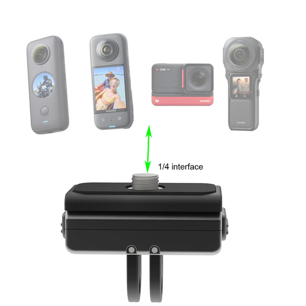 빠른 분리형 브래킷 어댑터 확장 프레임 고정 브래킷, 1/4 나사 액세서리, Insta360 Ace Pro /Insta360 ONE X3/X2/X