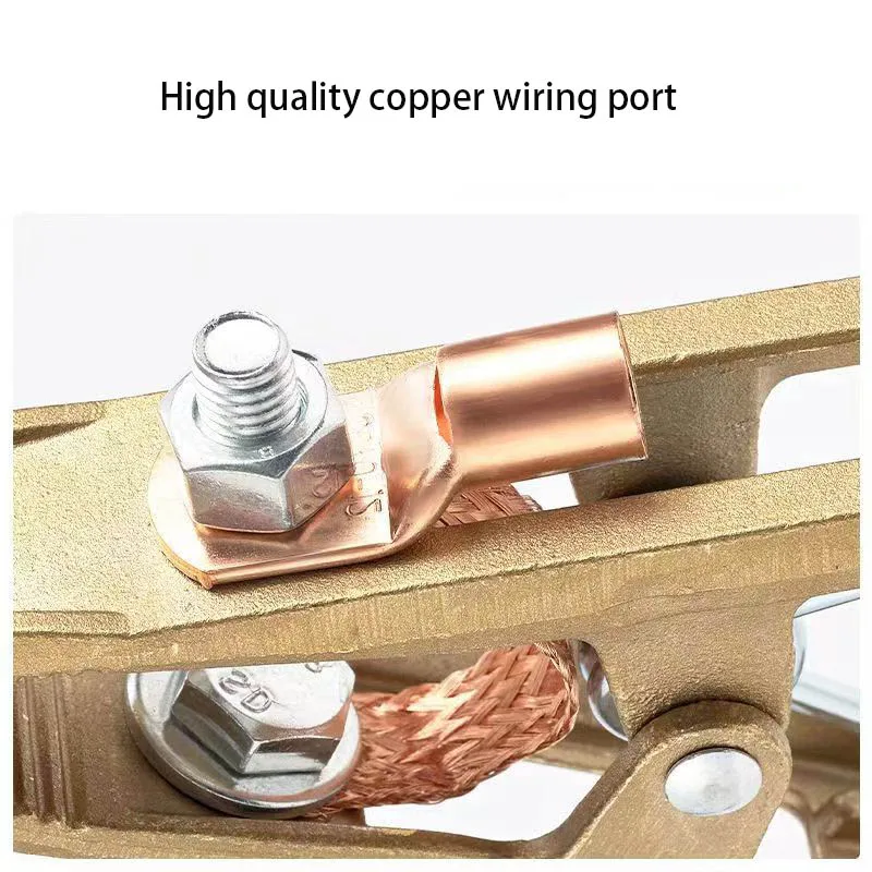 PINCE CROCODILE TERRE à Ressort 400 Ampères A Pour Soudeurs à Souder Mig Tig EUR 12,43 - FR